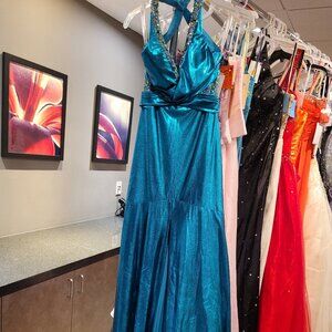 Studio 17 12166 Turquoise Prom Dress Size 2